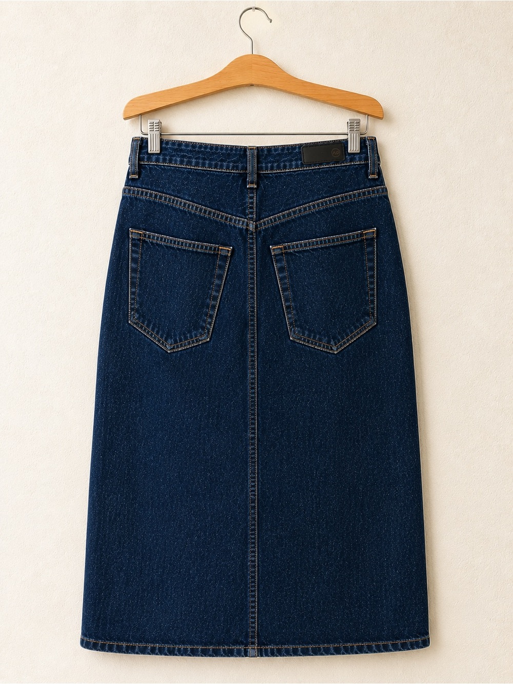 AG Adriano Goldschmied Haruko Vintage A-Line Denim Midi Skirt Japan Sz 30” - Picture 3 of 4